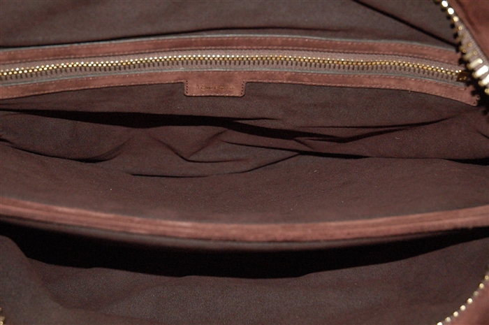 Brown Suede Tom Ford Briefcase, size S