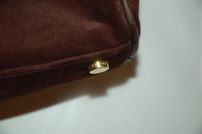 Brown Suede Tom Ford Briefcase, size S