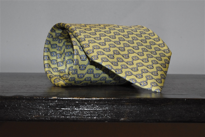 Chartreuse Hermes Tie, size O/S