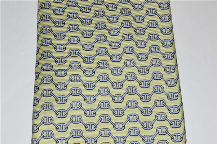 Chartreuse Hermes Tie, size O/S