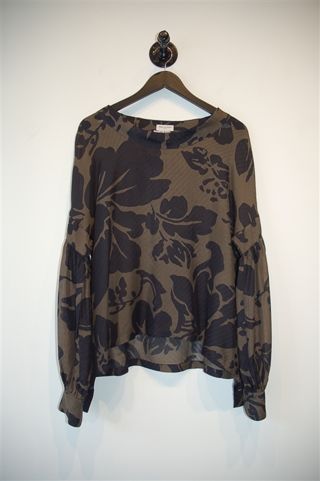 Floral Dries van Noten Blouse, size 6