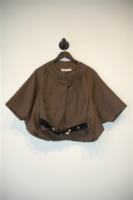 Military Green Marni Short Sleeved Jacket, size 6