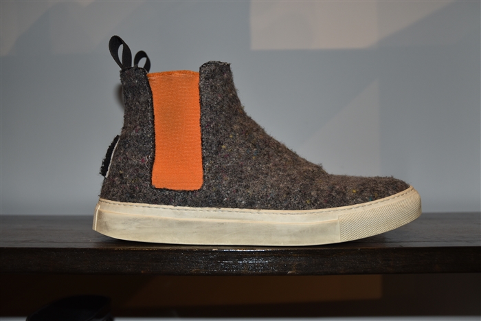 Dark Ash MSGM Chelsea Boots, size 8