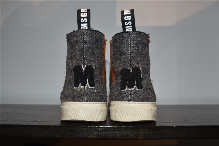 Dark Ash MSGM Chelsea Boots, size 8
