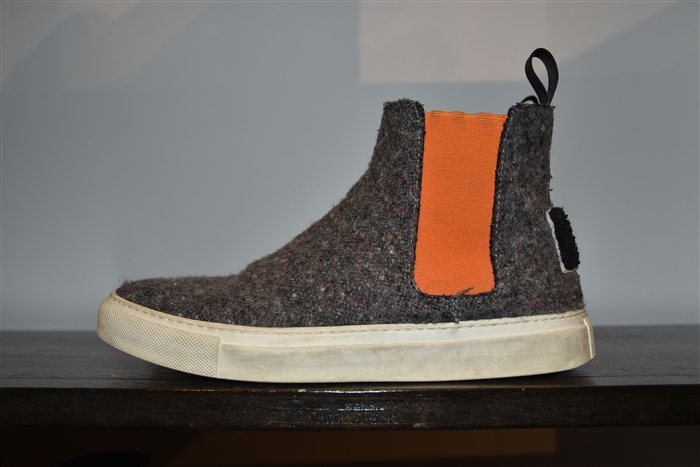 Dark Ash MSGM Chelsea Boots, size 8