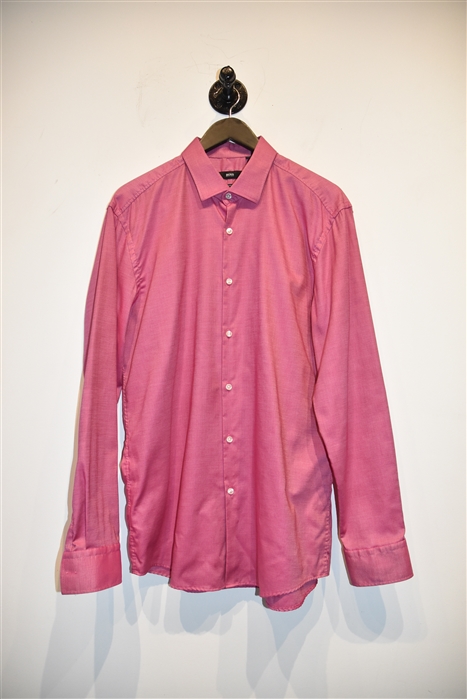 Cerise Hugo Boss - Boss Button Shirt, size L