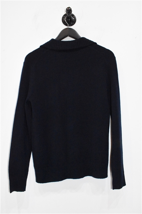Navy Theory Cashmere Sweater, size M