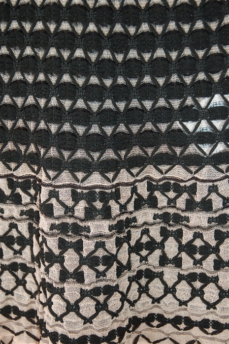 Black & Nude Alexander McQueen Off-Shoulder Dress, size XS