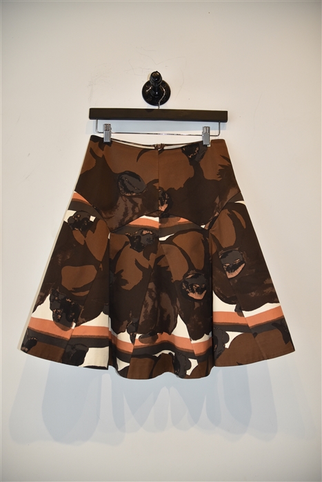 Floral Marni A-Line Skirt, size 2
