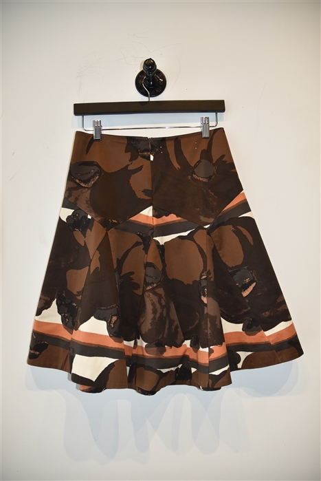 Floral Marni A-Line Skirt, size 2