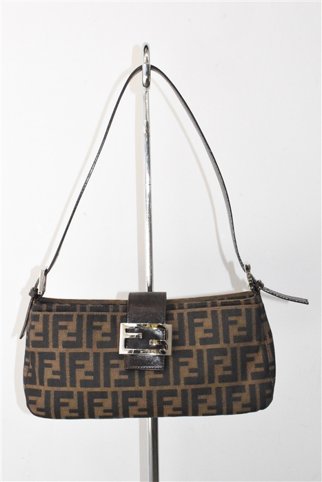 Monogram Fendi Shoulder Bag, size S
