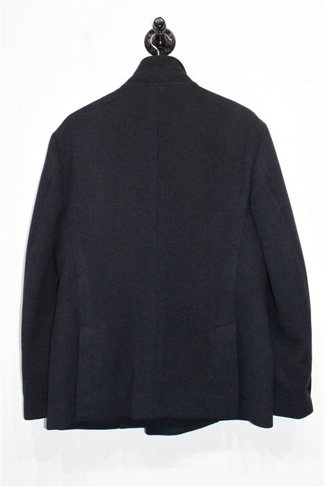 Navy Brunello Cucinelli Peacoat, size L
