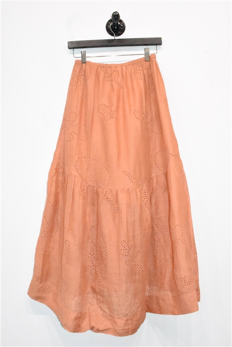 Terracotta Frame Maxi Skirt, size S