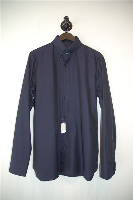 Midnight Purple Tom Ford Button Shirt, size L