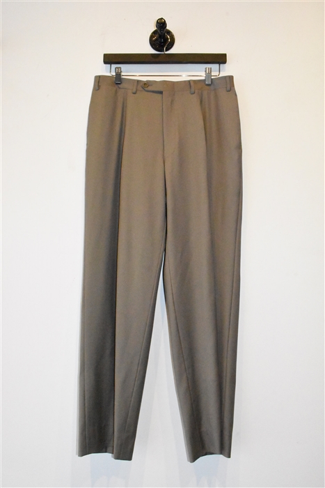 Dark Khaki Canali Trousers, size 32