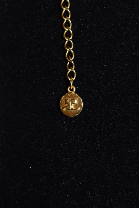 Gold Courreges - Vintage Necklace, size O/S