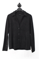 Charcoal Stripe Eileen Fisher Jacket, size M