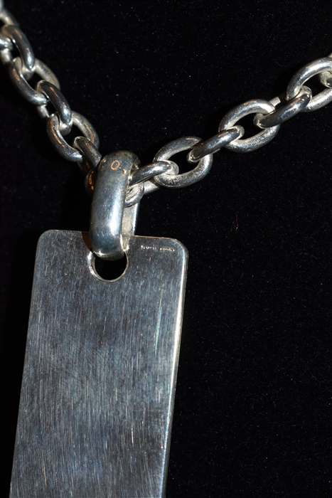 Sterling Silver Gucci Necklace, size O/S