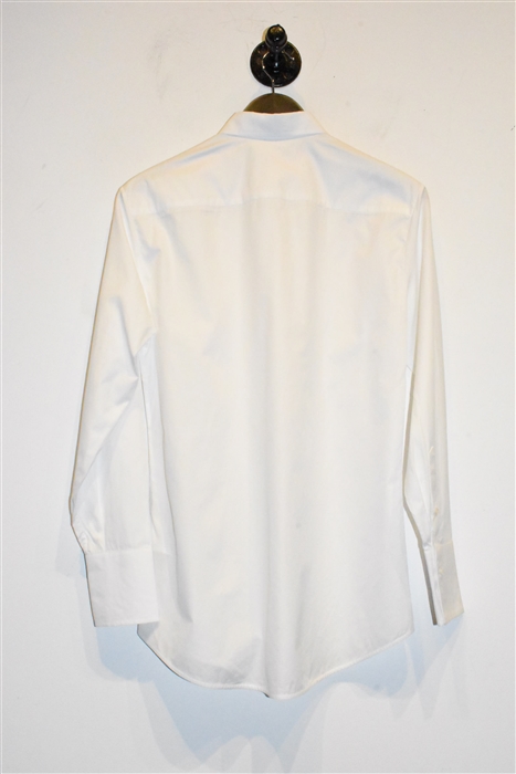 Bright White Valentino Button Shirt, size M