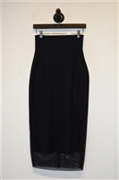 Navy & Black Marie Saint Pierre Midi Skirt, size S