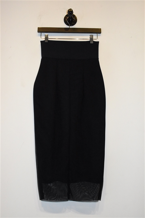 Navy & Black Marie Saint Pierre Midi Skirt, size S