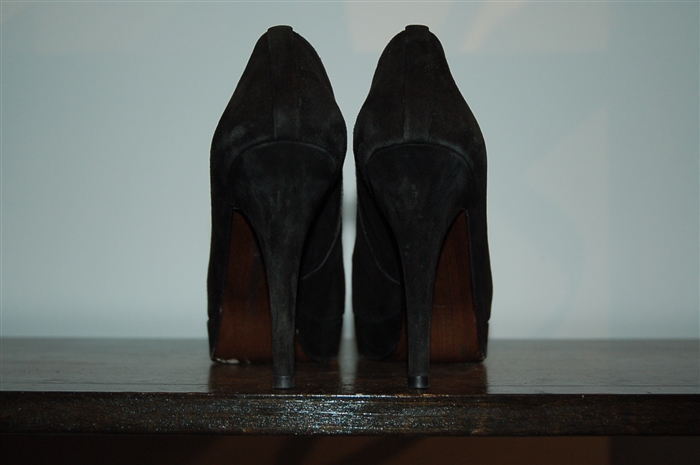 Black Suede Stuart Weitzman Booties, size 8