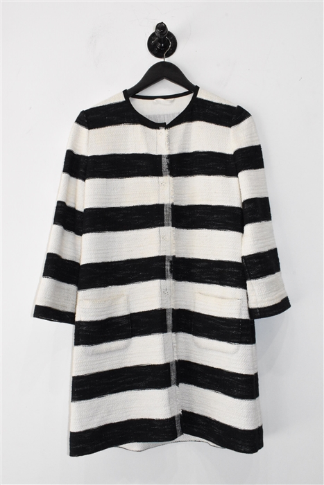 Black & White Seventy Tweed Coat, size 10