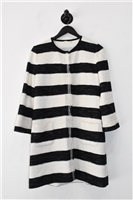Black & White Seventy Tweed Coat, size 10