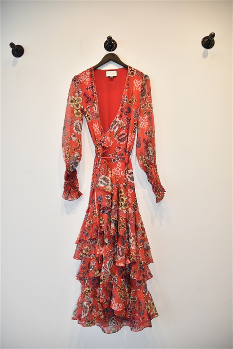 Floral Alexis Wrap Dress, size S