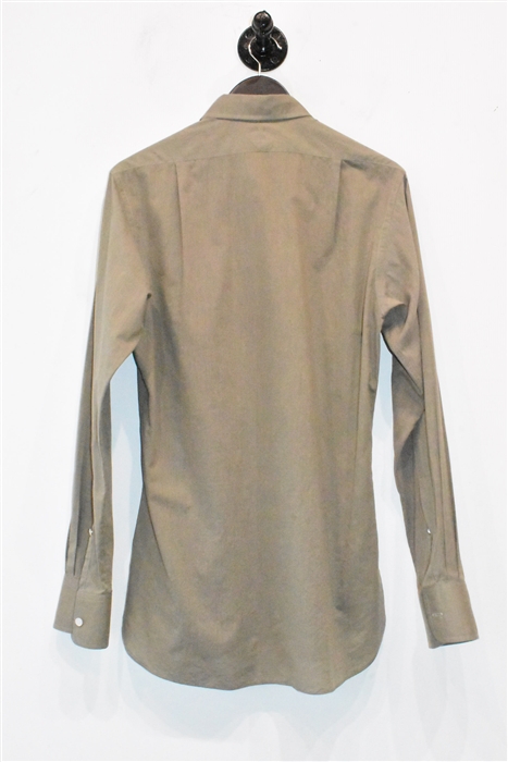 Khaki E. Tautz Button Shirt, size M