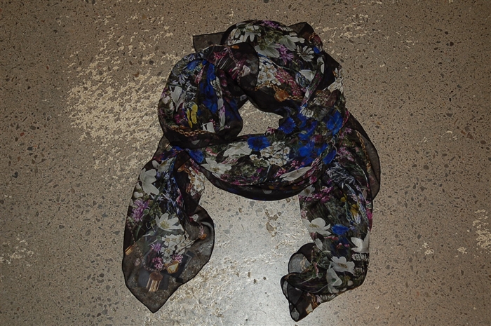 Floral Alexander McQueen Silk Scarf, size O/S
