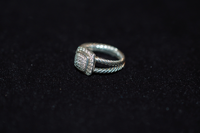 Sterling Silver David Yurman Ring, size O/S