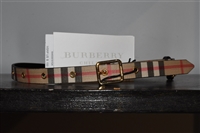 Check Burberry Belt, size XS
