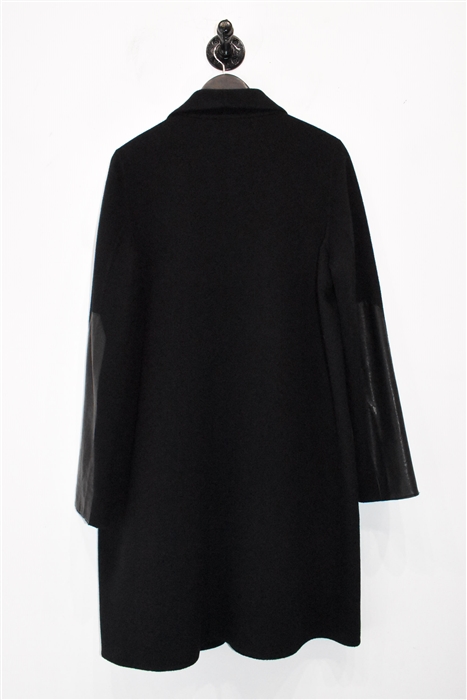 Basic Black Vince Coat, size L