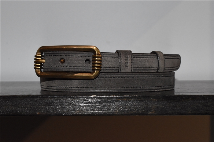 Dark Dust Prada Belt, size L