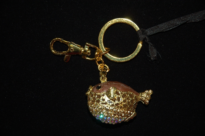 Gold Seventy Key Ring, size O/S