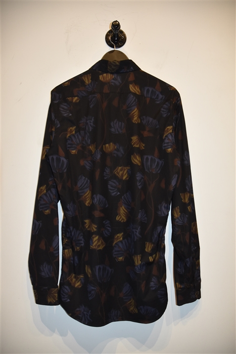 Floral Prada Button Shirt, size L