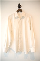 Vanilla Brioni Button Shirt, size L