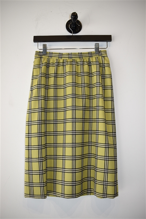 Green Check Givenchy - Vintage Pencil Skirt, size S