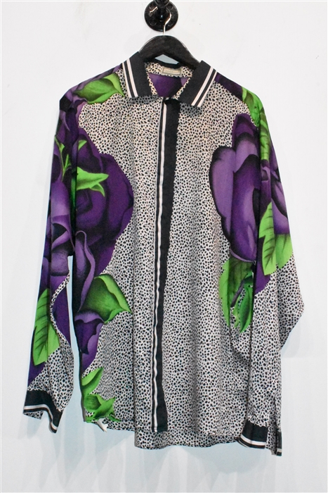 Floral Gianni Versace - Vintage Button Shirt, size XL