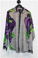 Floral Gianni Versace - Vintage Button Shirt, size XL