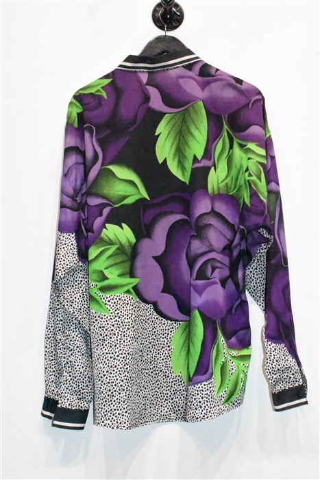 Floral Gianni Versace - Vintage Button Shirt, size XL