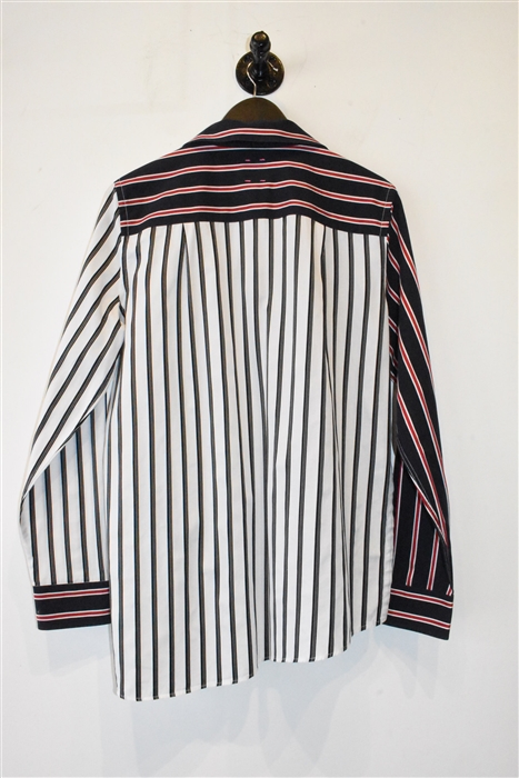 Striped Pink Tartan Button Shirt, size 8