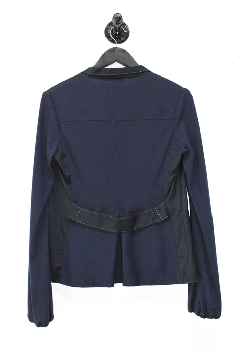 Navy Brunello Cucinelli Blazer Jacket, size M