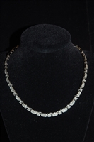 Rhodium Nina Ricci Necklace, size O/S