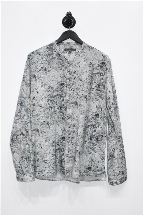 Print John Varvatos Button Shirt, size M