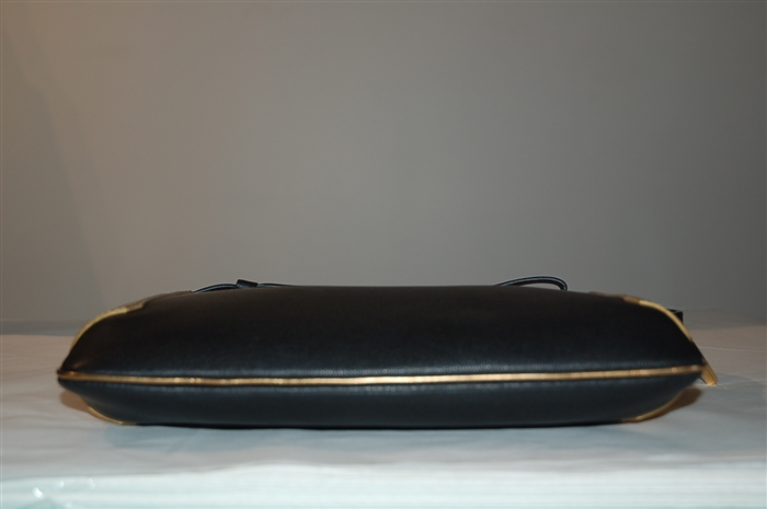 Black & Gold Lanvin Clutch, size L