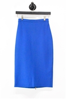 Electric Blue Mugler Pencil Skirt, size XS