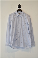 Blue Stripe Paul Smith - PS Button Shirt, size M