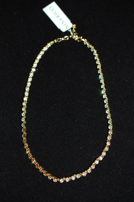 Gold Nina Ricci Necklace, size O/S